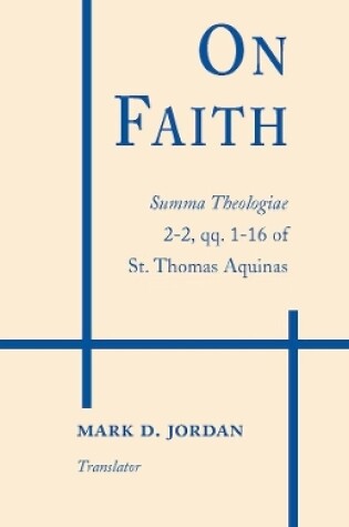 Cover of On Faith
