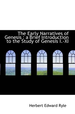 Book cover for The Early Narratives of Genesis