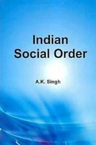 Cover of Indian Social Order