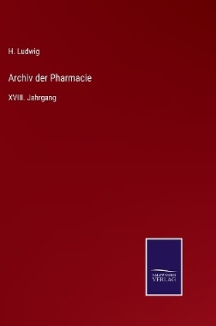 Cover of Archiv der Pharmacie