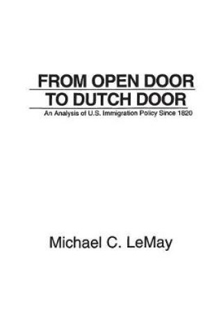 Cover of From Open Door to Dutch Door