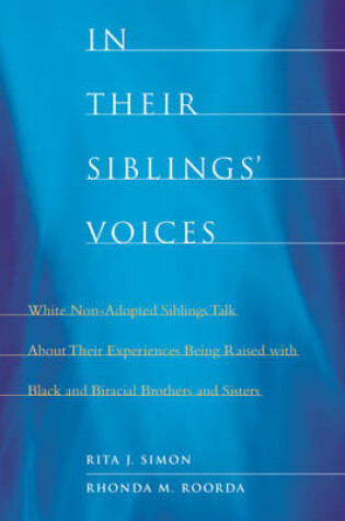 Cover of In Their Siblings' Voices