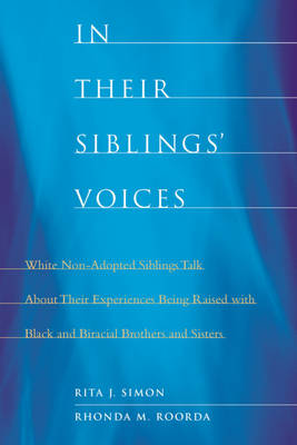 Book cover for In Their Siblings' Voices