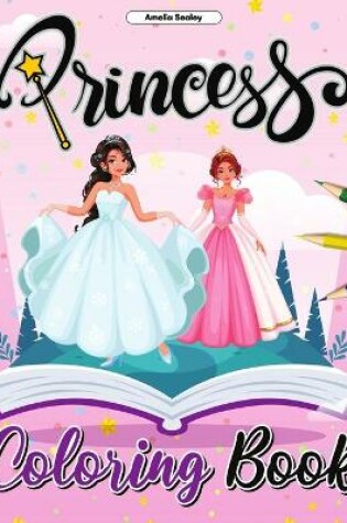 Cover of Princess Coloring Book for Kids