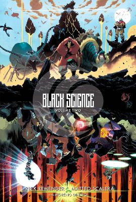 Book cover for Black Science Volume 2: Transcendentalism 10th Anniversary Deluxe Hardcover