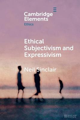 Book cover for Ethical Subjectivism and Expressivism
