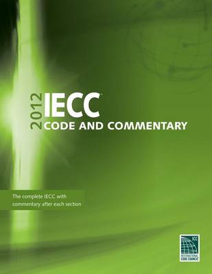 Book cover for 2012 International Energy Conservation Code Commentary