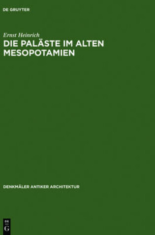 Cover of Die Pal ste Im Alten Mesopotamien