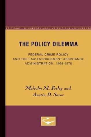 Cover of The Policy Dilemma