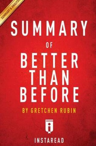 Cover of Summary of Better Than Before