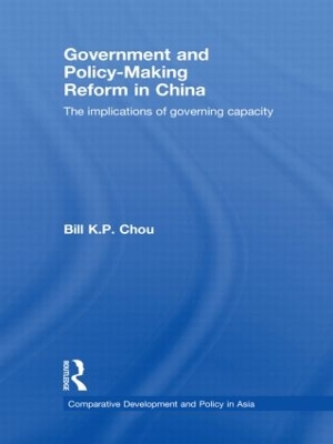 Book cover for Government and Policy-Making Reform in China