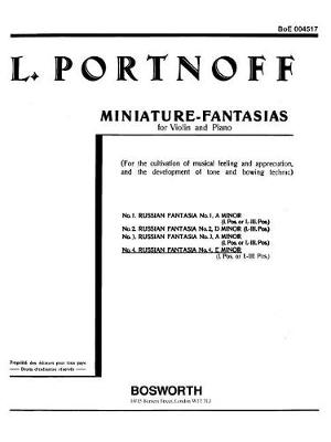 Book cover for Russian Fantasy No. 4 in E minor