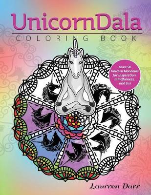 Book cover for Unicorndala Coloring Book