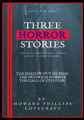 Book cover for Three horror stories