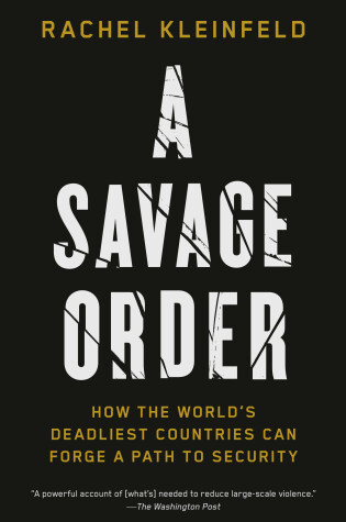 Cover of A Savage Order