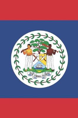 Book cover for Belize Flag Notebook - Belizean Flag Book - Belize Travel Journal