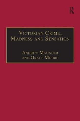 Cover of Victorian Crime, Madness and Sensation