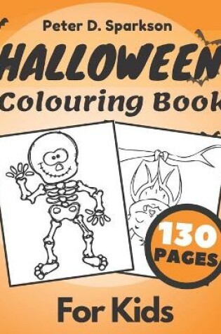 Cover of Halloween Colouring Book For Kids