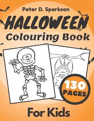 Book cover for Halloween Colouring Book For Kids