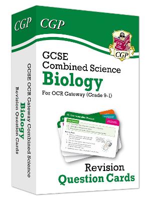 Book cover for GCSE Combined Science: Biology OCR Gateway Revision Question Cards