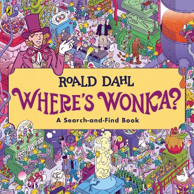 Book cover for Where's Wonka?: A Search-and-Find Book