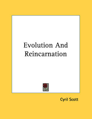 Book cover for Evolution and Reincarnation