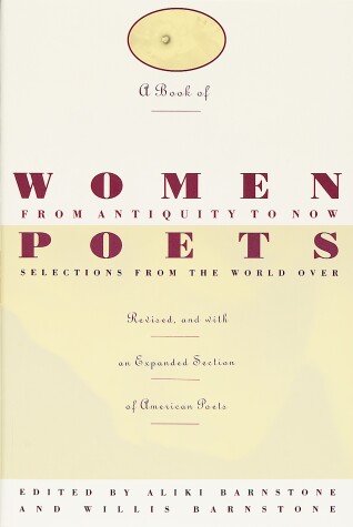 Book cover for A Book of Women Poets from Antiquity to Now