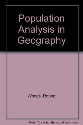 Book cover for Population Analysis in Geography