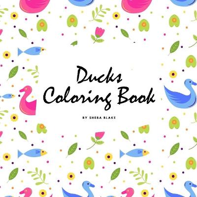 Book cover for Ducks Coloring Book for Children (8.5x8.5 Coloring Book / Activity Book)