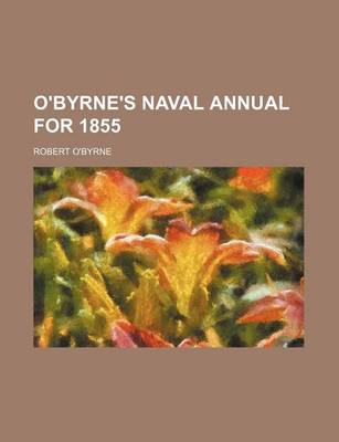 Book cover for O'Byrne's Naval Annual for 1855