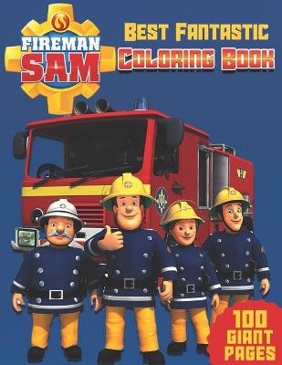 Book cover for Fireman Sam Coloring Book