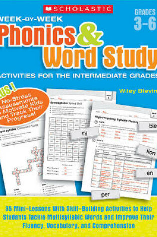 Cover of Week-By-Week Phonics & Word Study Activities for the Intermediate Grades