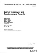 Cover of Optical Tomography & Stectroscopy of Tissue Iv