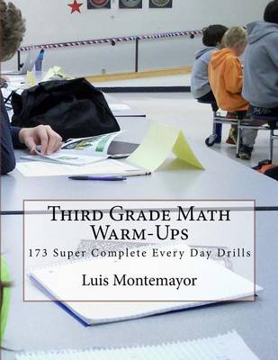 Book cover for Third Grade Math Warm-Ups