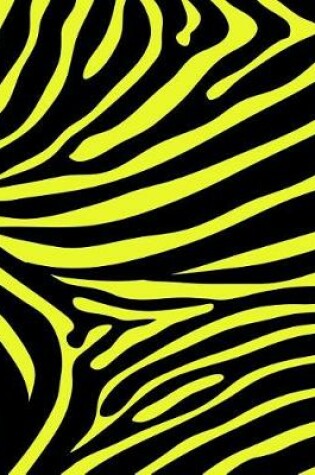 Cover of Bullet Journal Notebook Funky Wild Animal Print Zebra