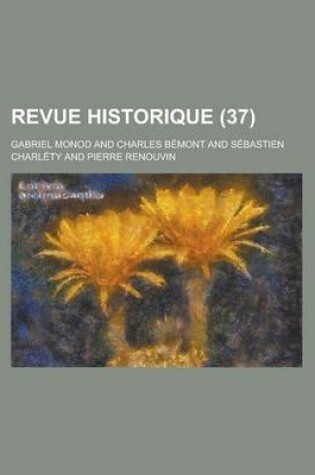 Cover of Revue Historique (37)