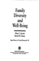 Cover of Family Diversity and Well-Being