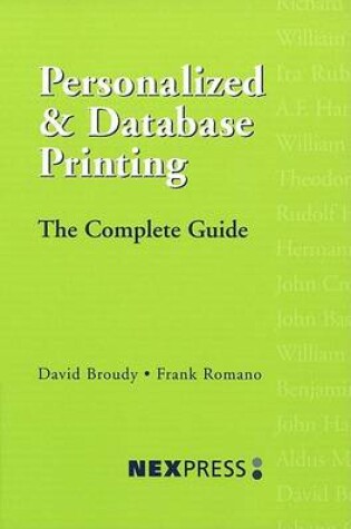 Cover of Personalized and Database Printing