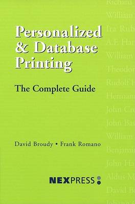 Book cover for Personalized and Database Printing