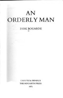 Book cover for An Orderly Man