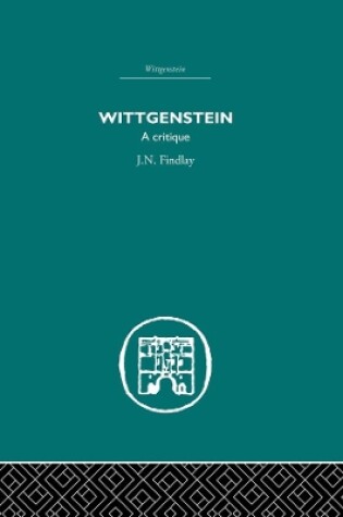 Cover of Wittgenstein