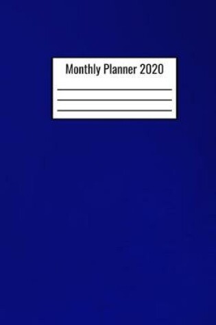 Cover of Monthly Planner 2020