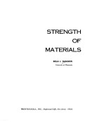 Book cover for Strength of Materials