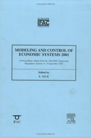 Cover of Modeling and Control of Economic Systems 2001 (Sme 2001)