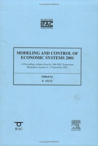 Book cover for Modeling and Control of Economic Systems 2001 (Sme 2001)