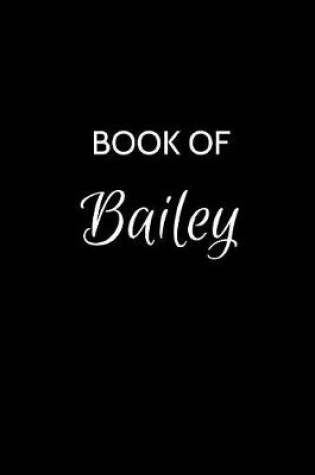 Cover of Book of Bailey
