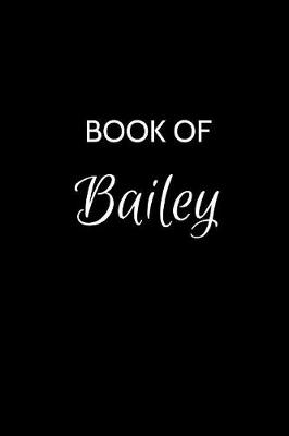 Book cover for Book of Bailey