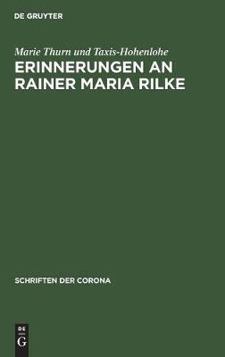 Book cover for Erinnerungen an Rainer Maria Rilke
