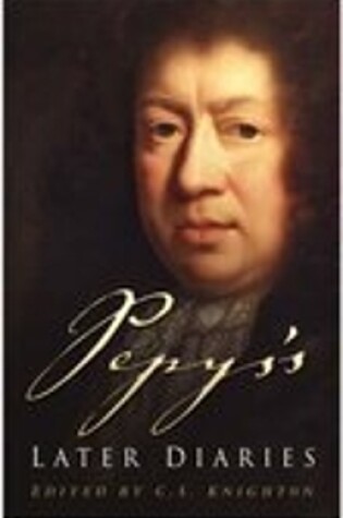 Cover of Pepys's Later Diaries