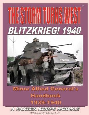 Book cover for The Storm Turns West: Blitzkrieg! 1940